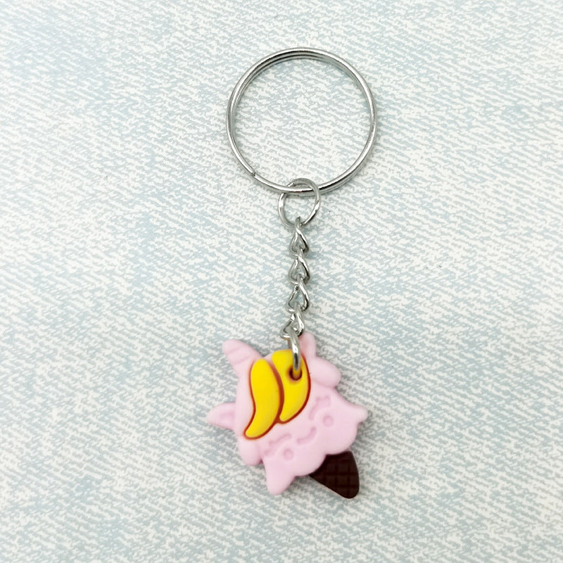 Wholesale Cartoon PVC Soft Rubber Keychain