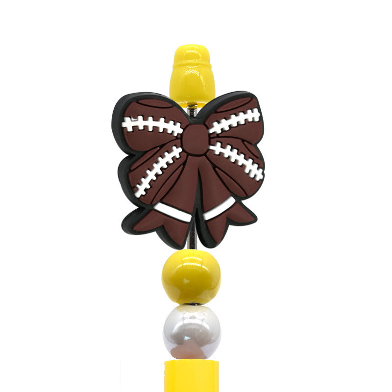 Wholesale  Random  100pcs/pack Cartoon Bow Beads  Focal Beads