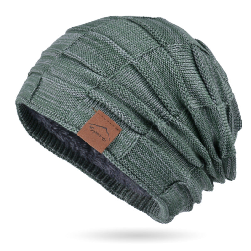 Wholesale Plush Mixed Color Fashionable All-match Beanie