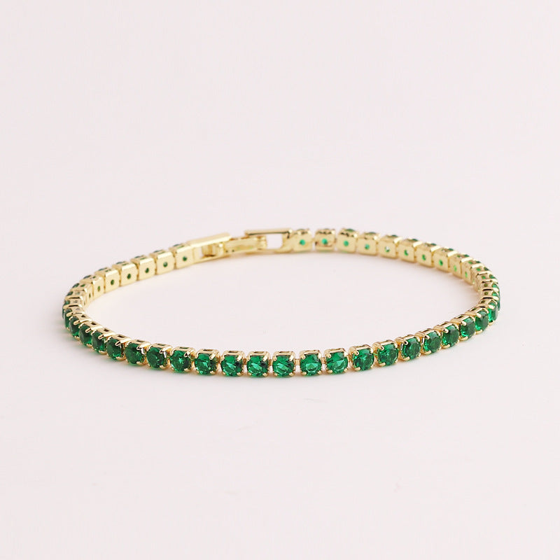 Wholesale Colored zircon bracelet