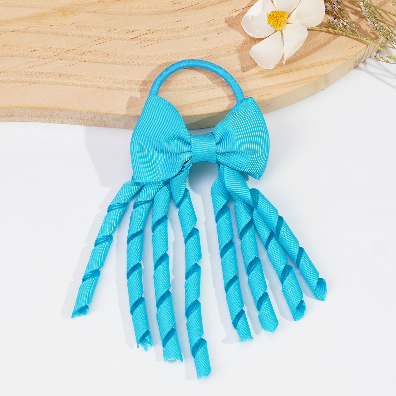 Wholesale bow rubber band roll thread belt Christmas headdress