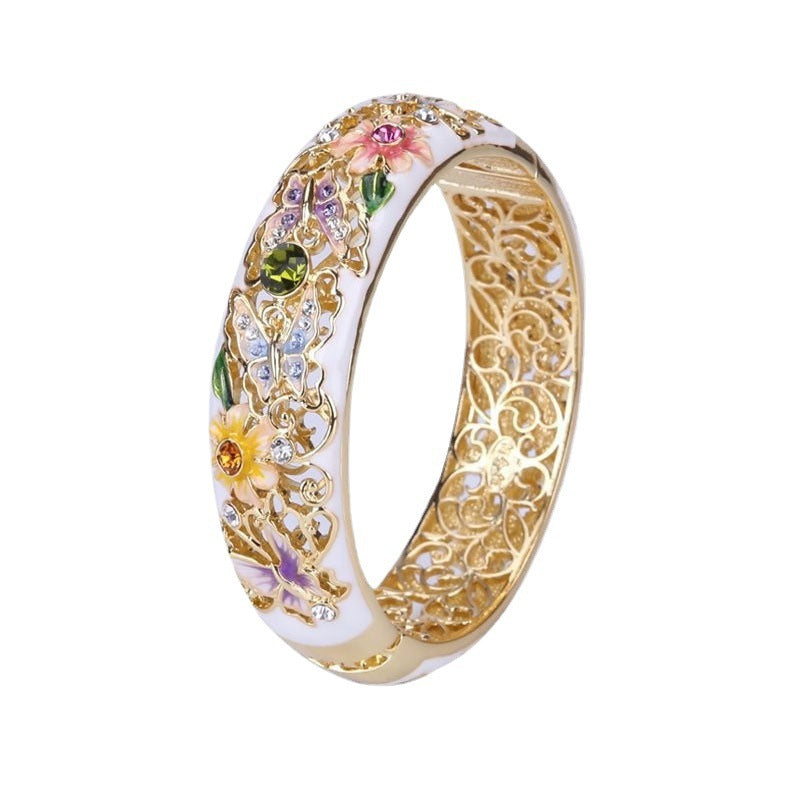 Wholesale Enamel Butterfly Alloy Rings
