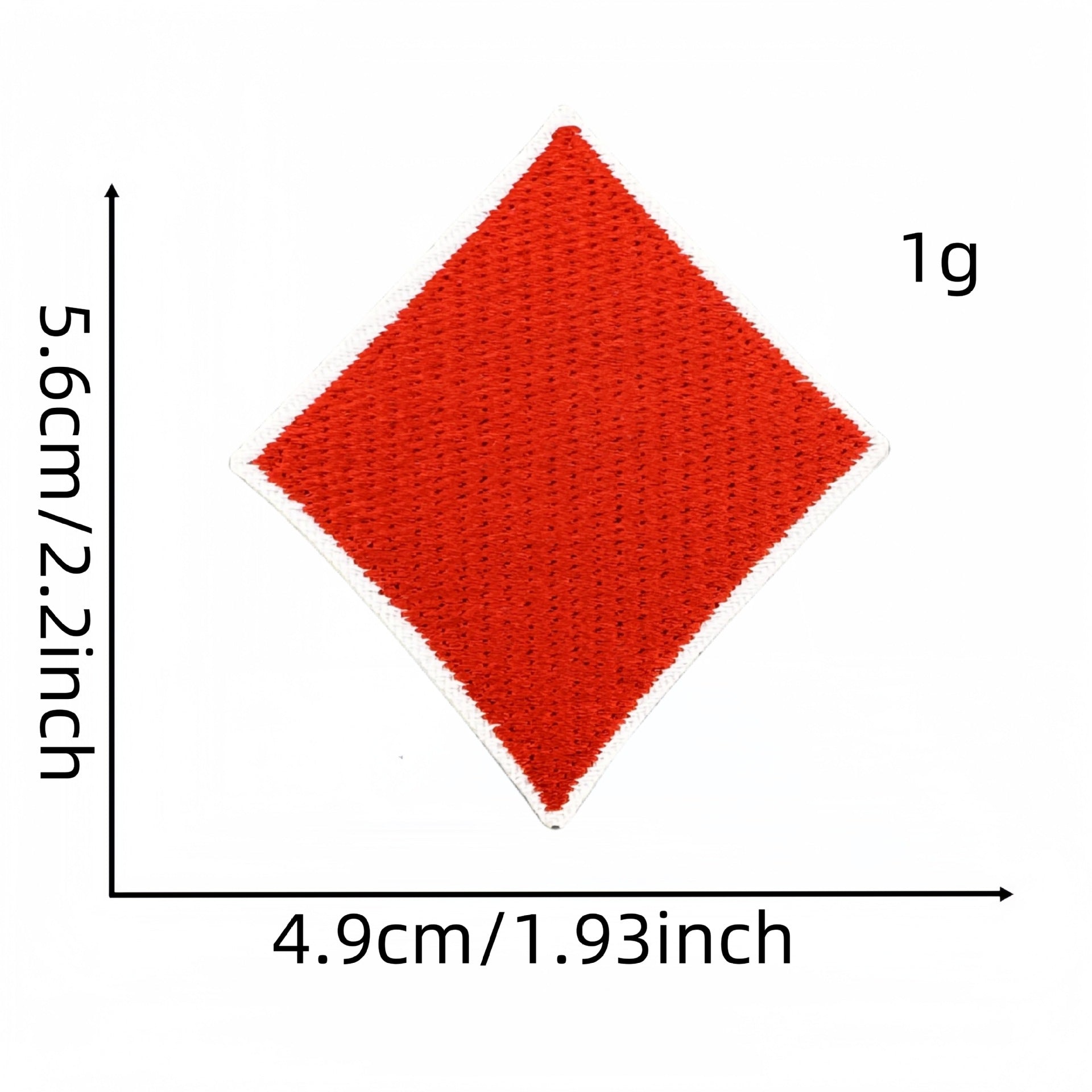 Wholesale Cartoon playing card embroidered patch