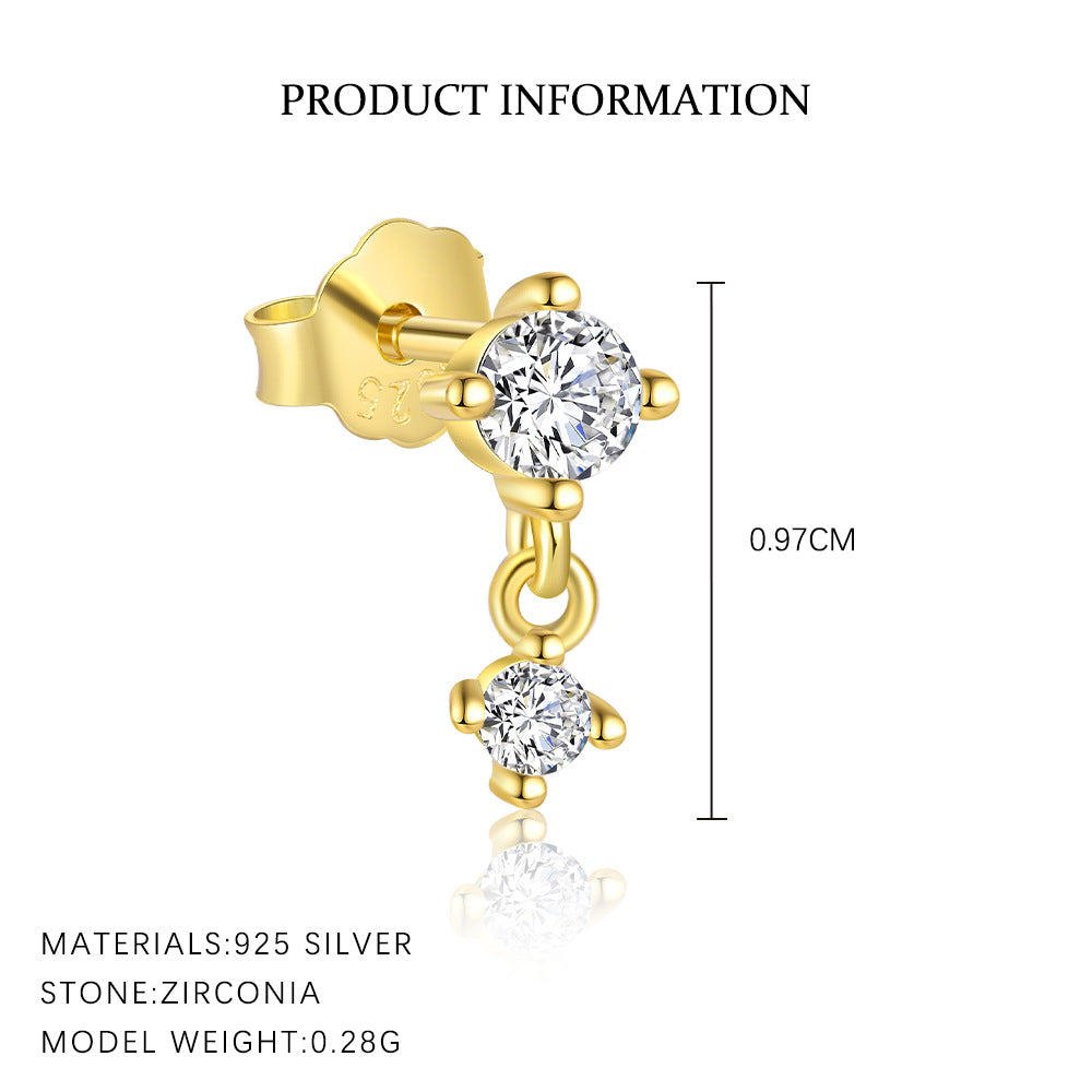 Wholesale zircon stud earrings Ear Studs