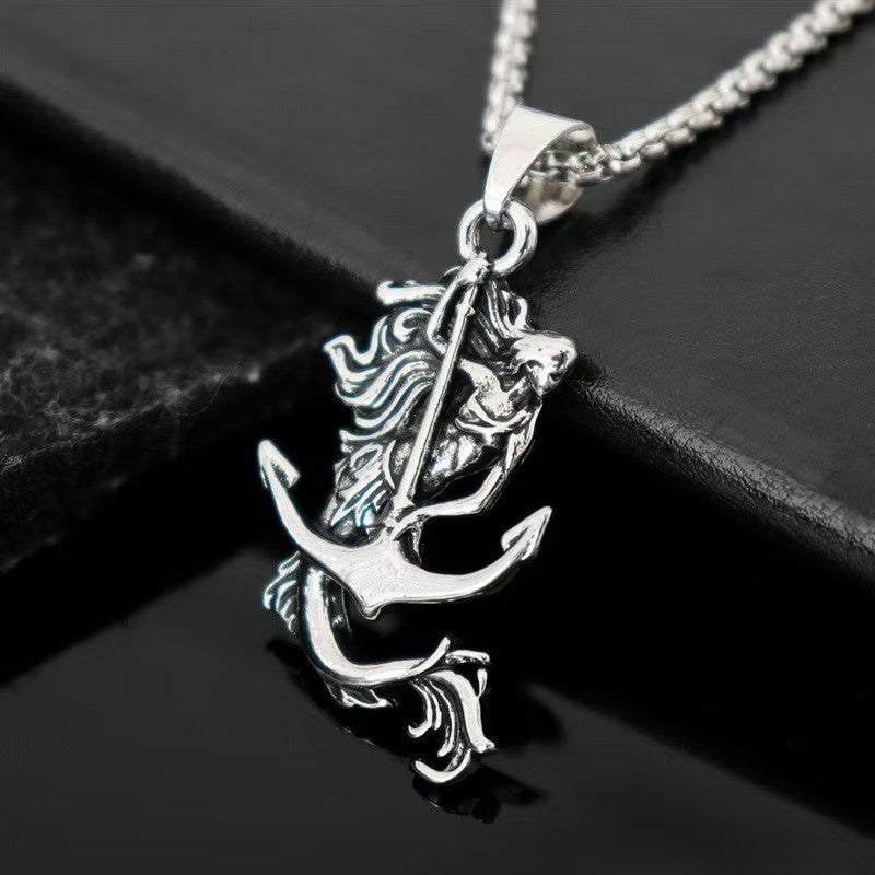 Wholesale Vintage Eagle Wings Alloy Pendant Necklace