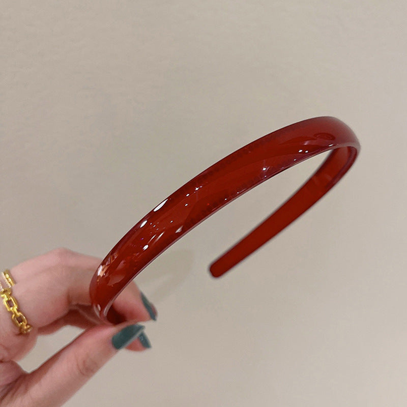 Wholesale Jelly headband acrylic headband with teeth non-slip