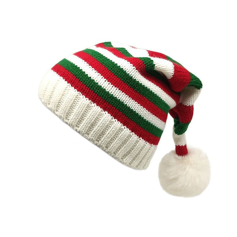 Wholesale Christmas Adult Children Parent-child Acrylic Thick Knitted Beanie