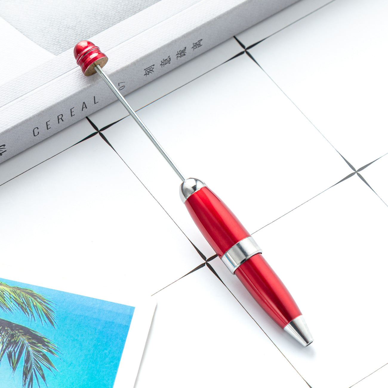 Wholesale 11.9cm Beadable Pens Portable Mini Pen Metal Pen