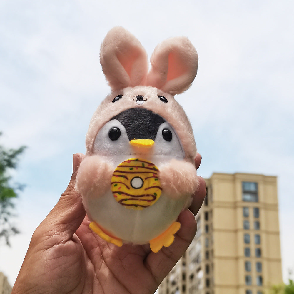 Wholesale Penguin School Bag Plush Doll Pendant