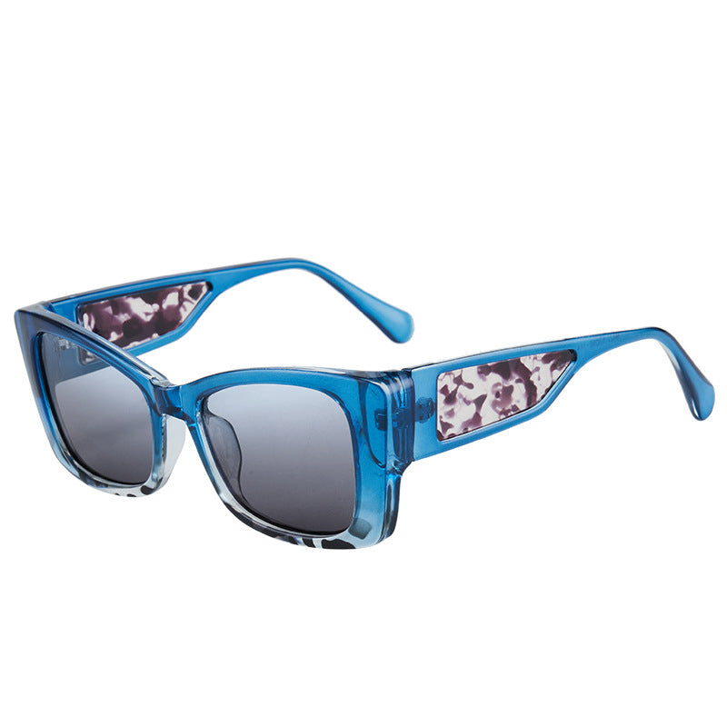 Wholesale Leopard Print Men and Women's Same UV Resistant PC Sunglasses