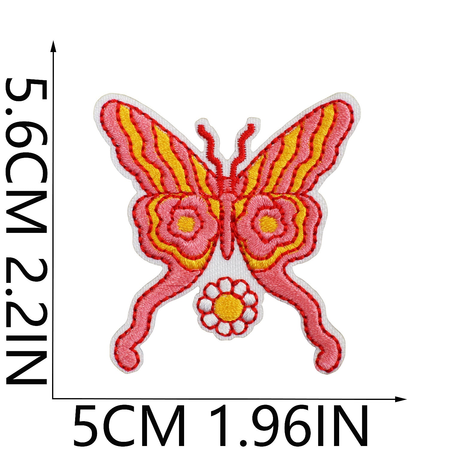 Wholesale Flower Butterfly Car Embroidery DIY Patches