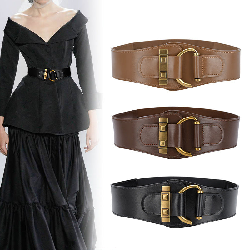 Wholesale Retro Style Belt Waist Cinch Elastic Belt