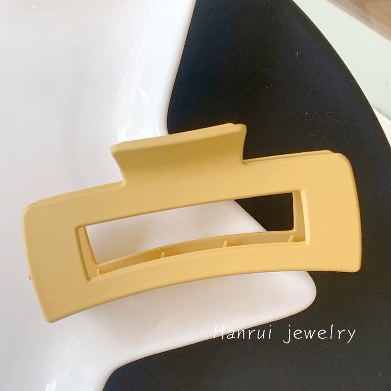 Wholesale Back Head Square Frosted Large Women's Elegant Bath Hair Clip