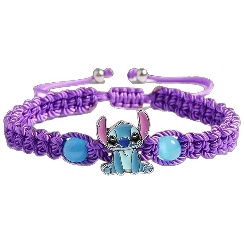 Wholesale  Woven Bracelet Cartoon Animation Hand Ornaments Hand-Woven Bracelet OLY Exclusive