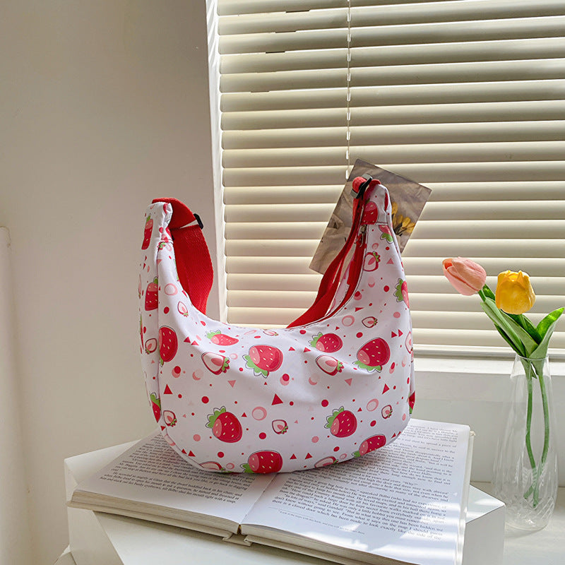 Bolsa para niños de fruta de fresa de aguacate al por mayor lienzo