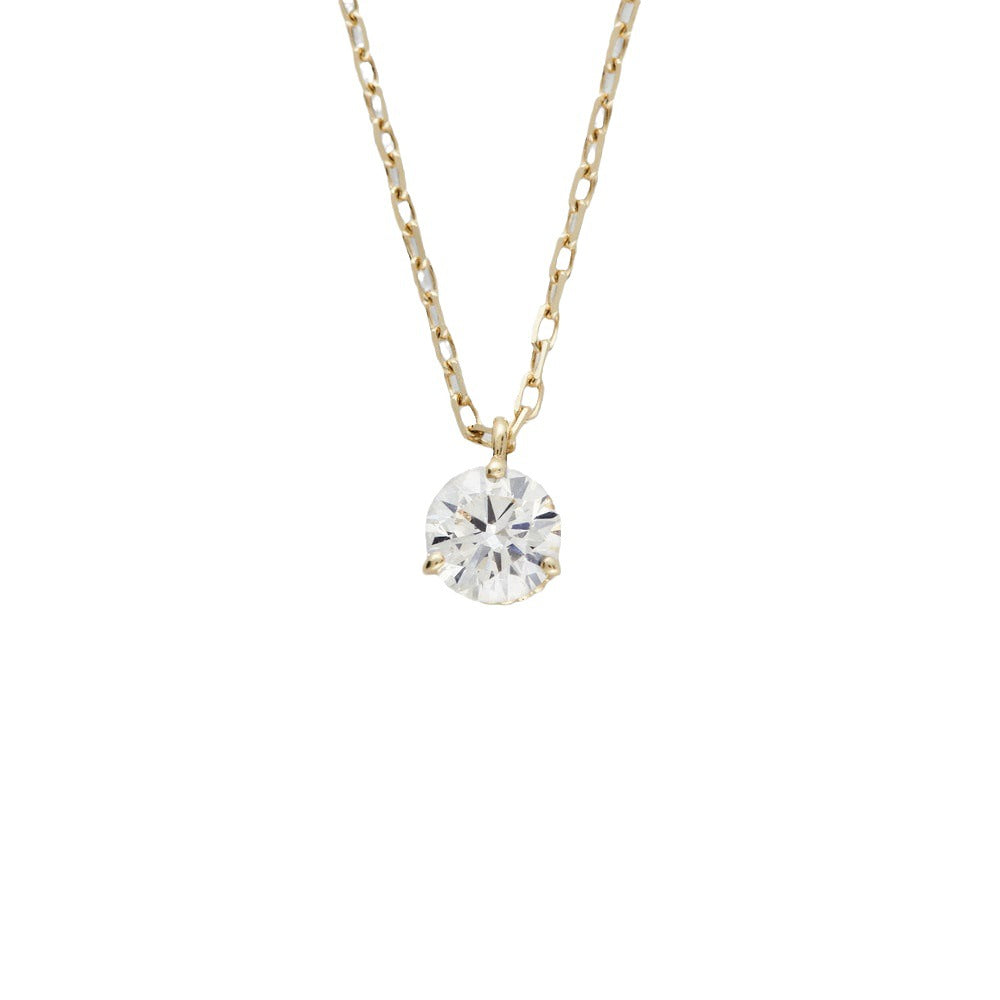 Wholesale 14k gold moissanite diamond clavicle necklace