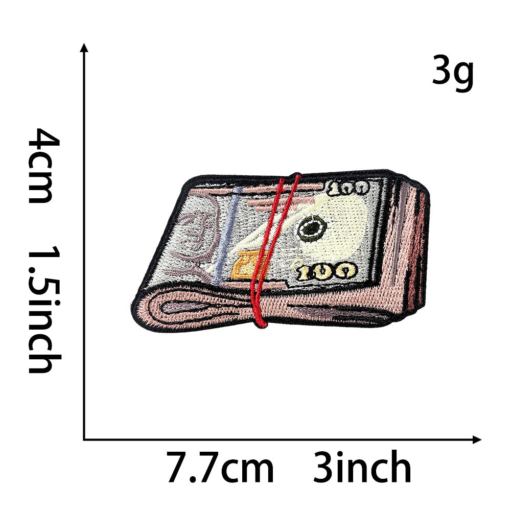 Wholesale Polyester Embroidered Iron On Patches 10 Styles Chic Decorative Coat Badges DIY Clothing Accessory Gift Boutique Resale