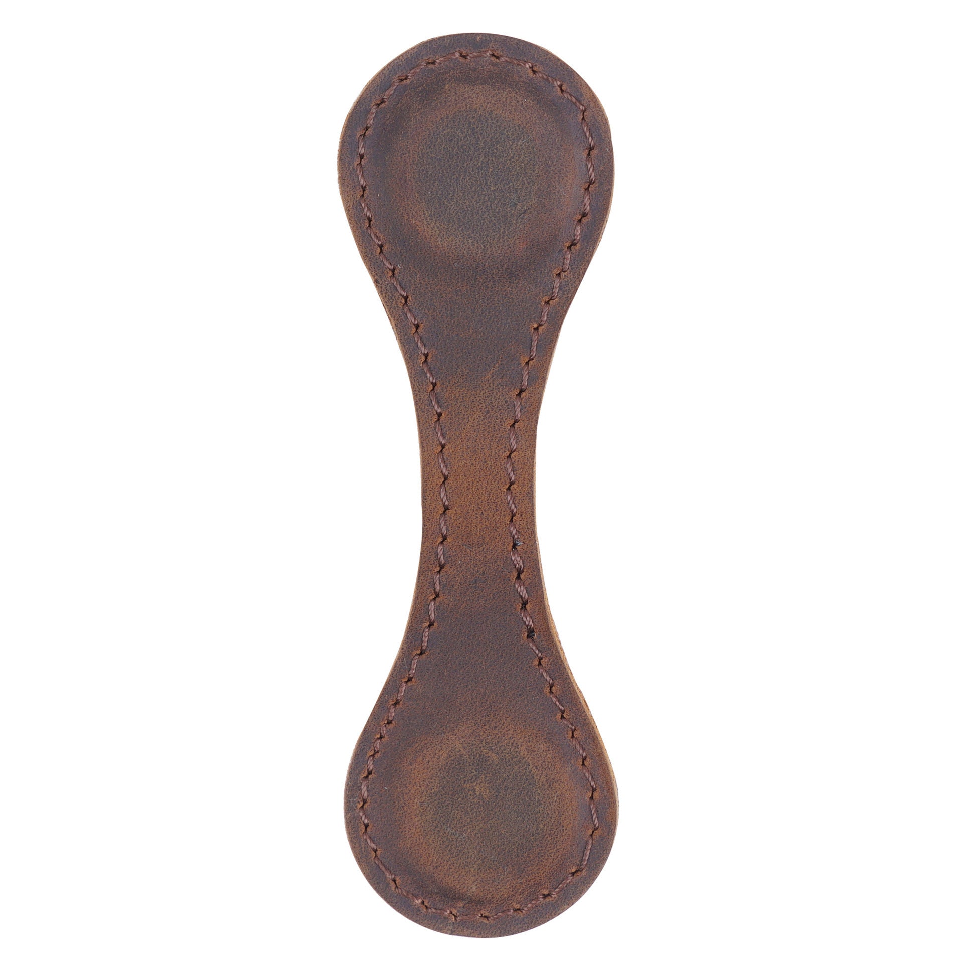 Wholesale Crazy horse leather double-sided magnetic bookmark clip