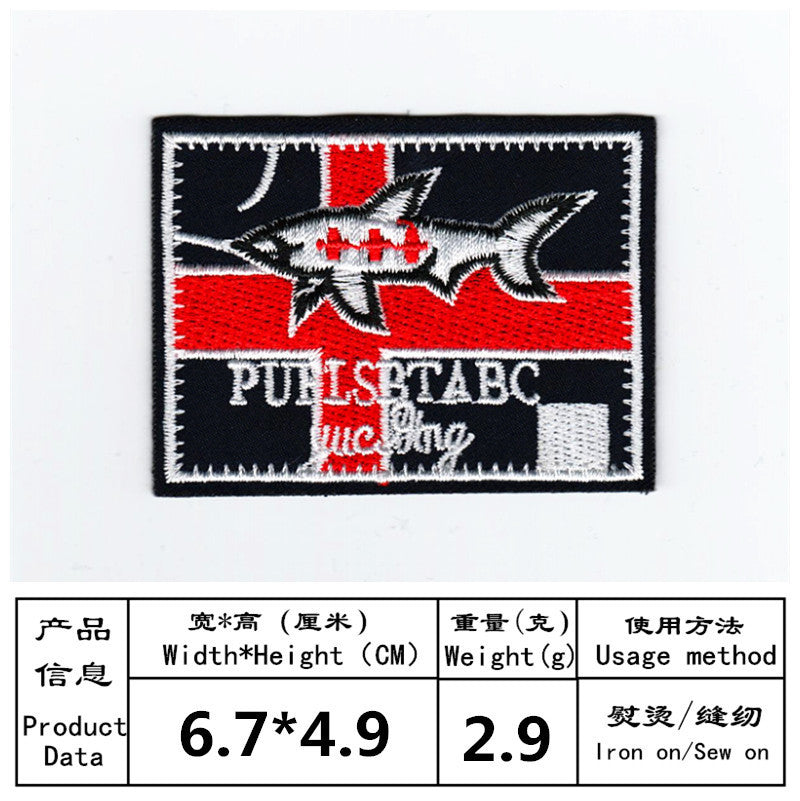 Wholesale Independence Day flag with diverse letters DIY Patches