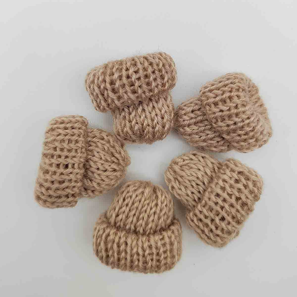 Wholesale Wool Knitted Small Hat Clothing Accessories Decorative DIY Accessories Korean Mini Jewelry Toy Decorative Finger Cap