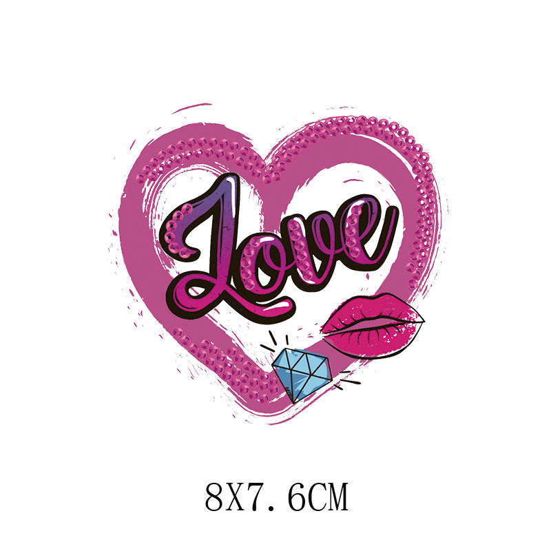 Wholesale Valentine' s Day heat transfer print  UV DTF Ready to Press Transfers Wraps