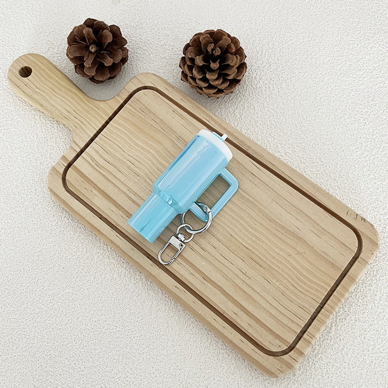 Wholesale Colorful openable mini cup keychain pendant