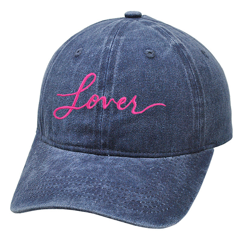Wholesale Valentine's Day Lover Embroidered Cotton Baseball Hat