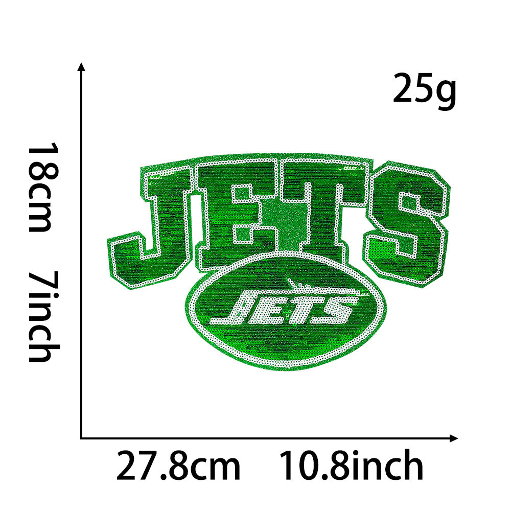 Wholesale Sequin Embroidered Patch DIY Iron On Applique For ets And Bags DIY Patches