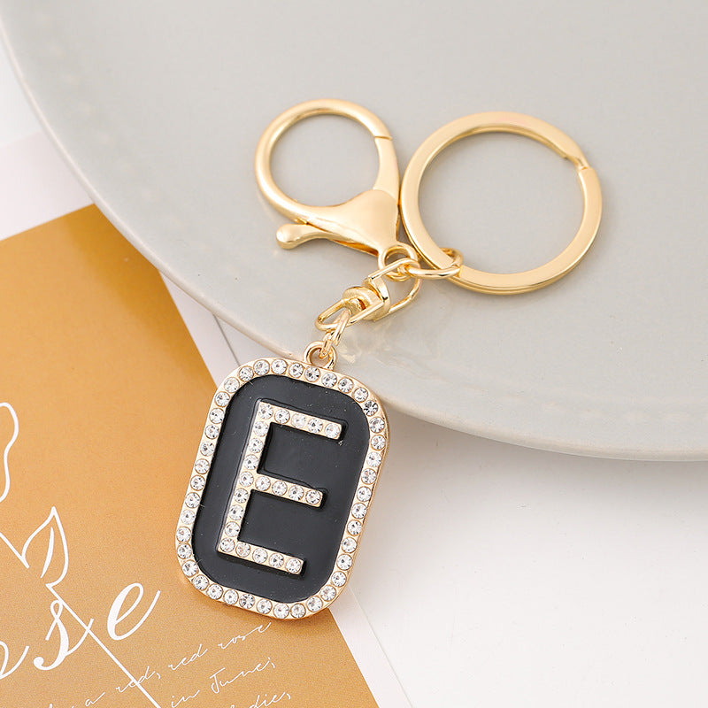 Wholesale Creative 26 English Letters Zinc Alloy Keychain