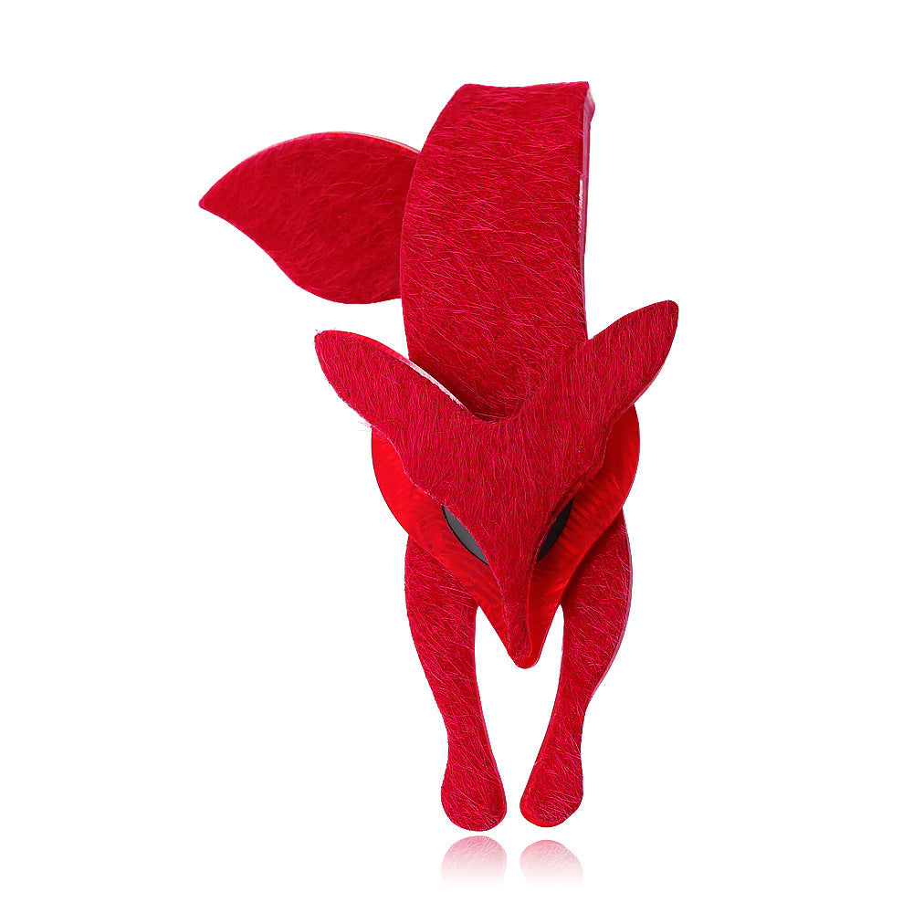Wholesale Parrot Acrylic Fox Animal Brooch