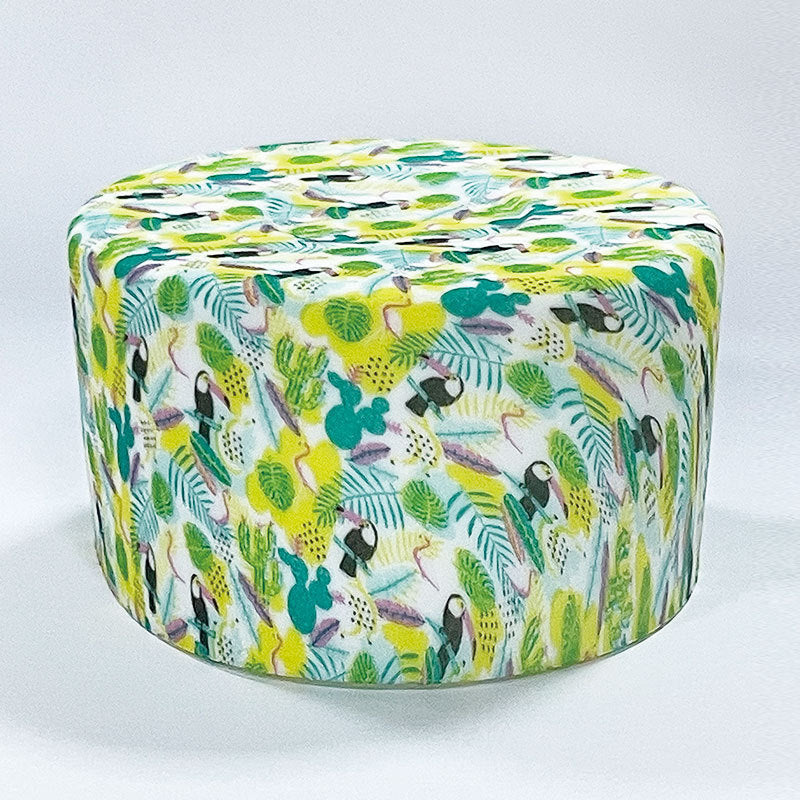 Wholesale Creative simple pattern silicone cup cover insulation film water transfer printing sports kettle space Pot Cup cover cup bottom cover for cups