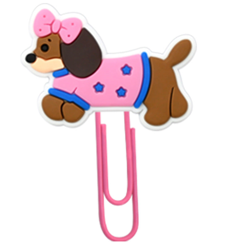 Wholesale  Random 50pcs/pack  Cartoon Sausage Dog Bookmark