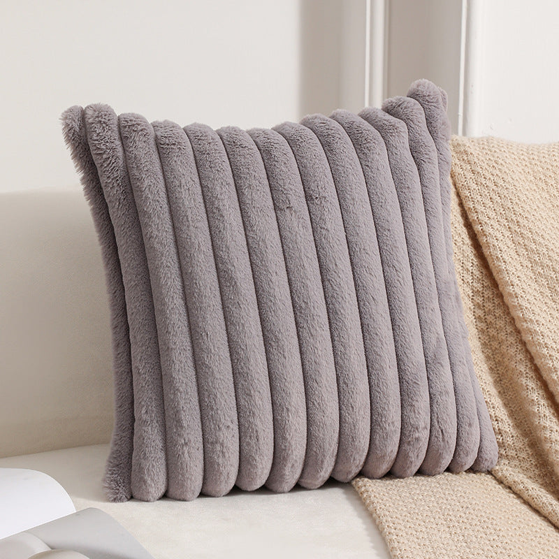 Wholesale  Christmas pillowcase solid color coreless plush pillowcase