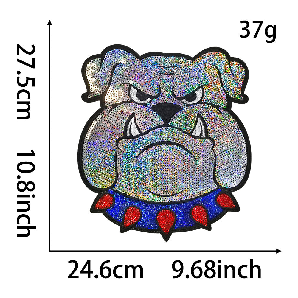 Wholesale Cat Design Large Embroidered Patch White Towel Embroidery Fashion Decorative Accessory For Coats Gift OLY Exclusive
