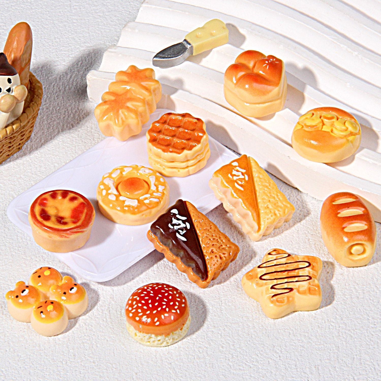 Wholesale Simulation food toy bread bakery shop ornaments No Hole