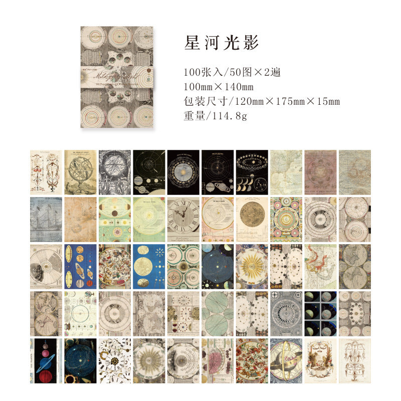 Wholesale Retro Human Morning and Evening Series Collage Handmade Tent DIY Decoration