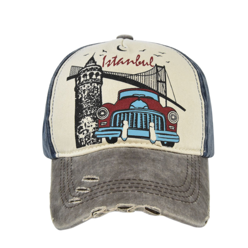 Gorra de béisbol de bordado tridimensional de algodón al algodón al por mayor