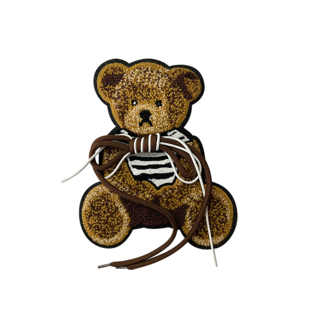 Wholesale Trendy Embroidered Cartoon Bear Rabbit Patch For DIY Coat Decoration Resale