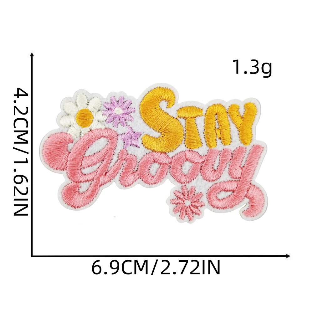 Wholesale Trendy Embroidered Hippie Patch Decorative Accent For Bags DIY Craft Supply Resale