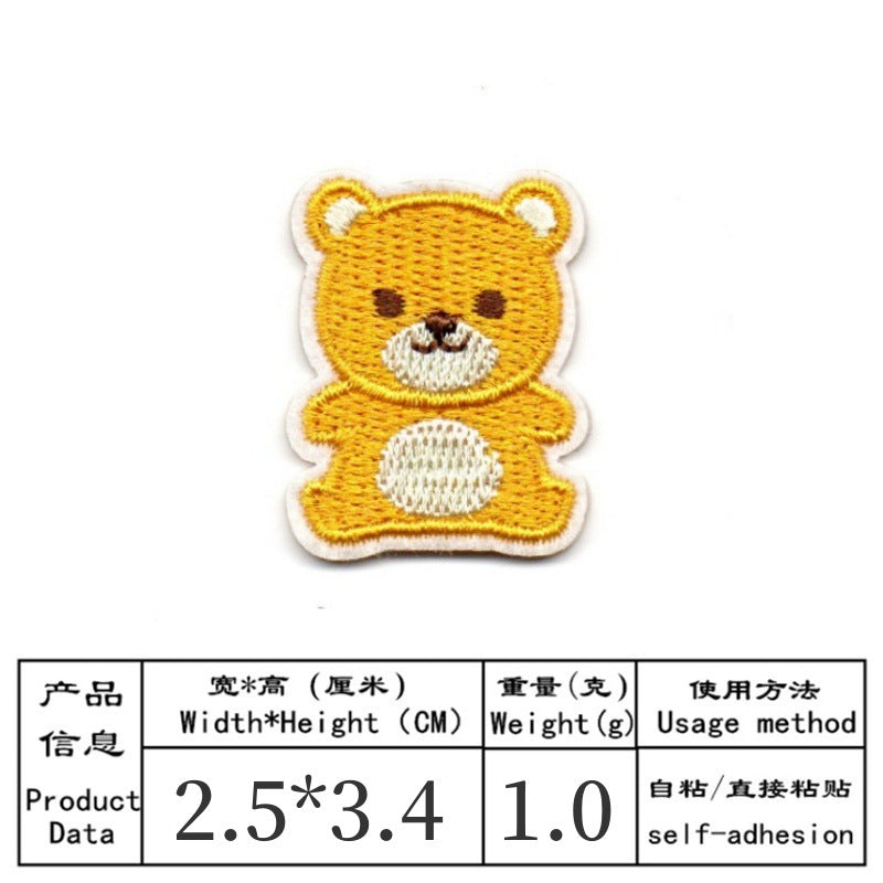 Wholesale Cartoon rabbit animal embroidery DIY Patches