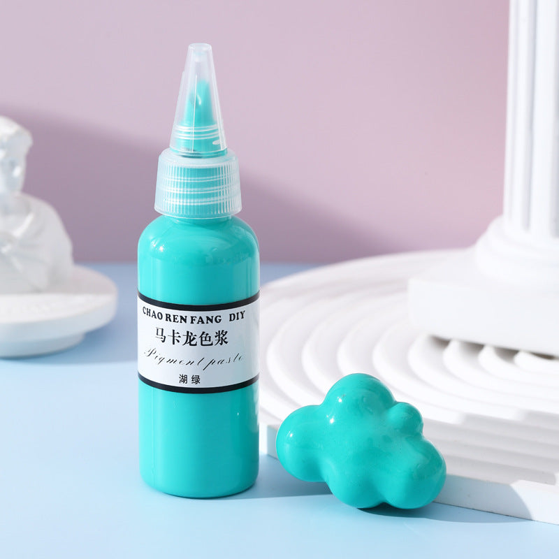 Wholesale High Concentration Macaron DIY Solid Color Paste Color Essence Hand drawn Bead Drop Adhesive Nail Oil Adhesive Epoxy Resin Color Paste