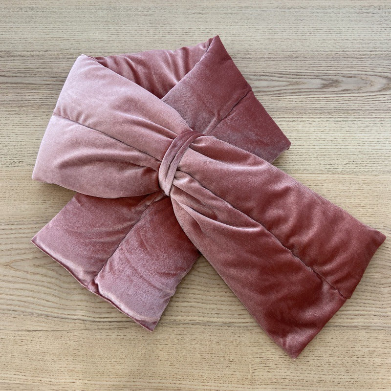 Wholesale Imitation Suede Thickened Warm Plush Down Cotton Scarves