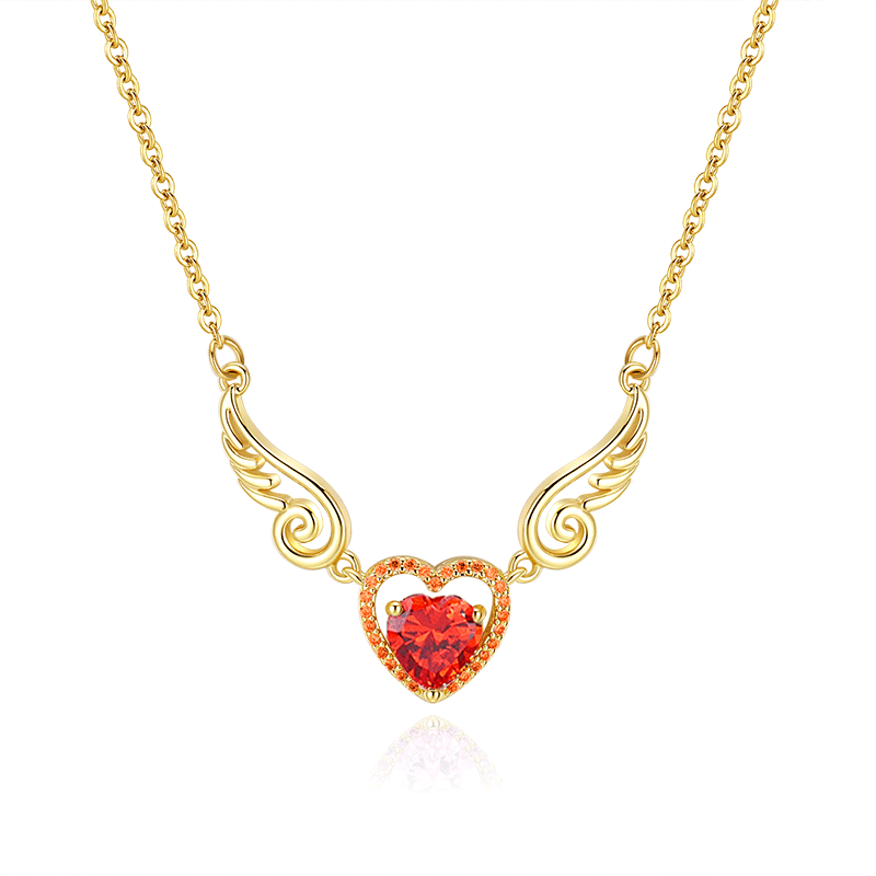 Wholesale Valentine's Day Love Zircon Copper Necklace Bracelet Set