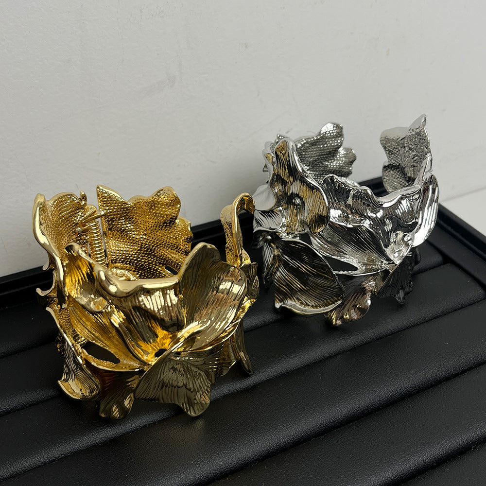 Wholesale Vintage Golden Mosaic Flower Bracelet