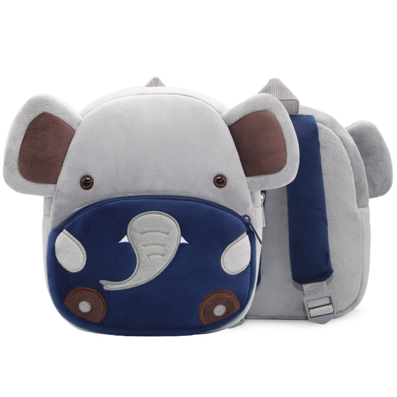 Wholesale Plush Cartoon Animal Kids Backpack
