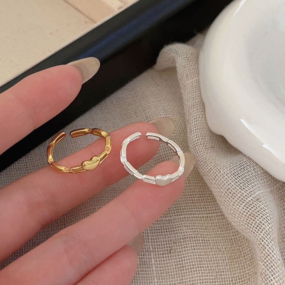 Wholesale Simple Sterling Silver Love Ring