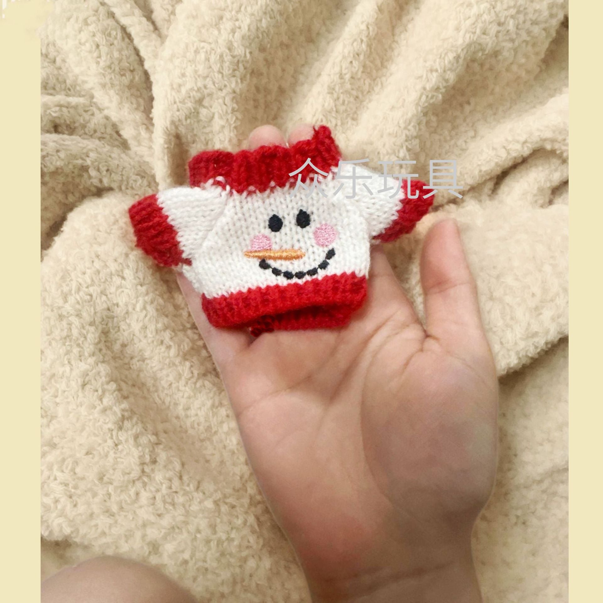 Wholesale 5pcs Toy 14cm Embroidered Knitted Door Dog Elf Doll Accessories