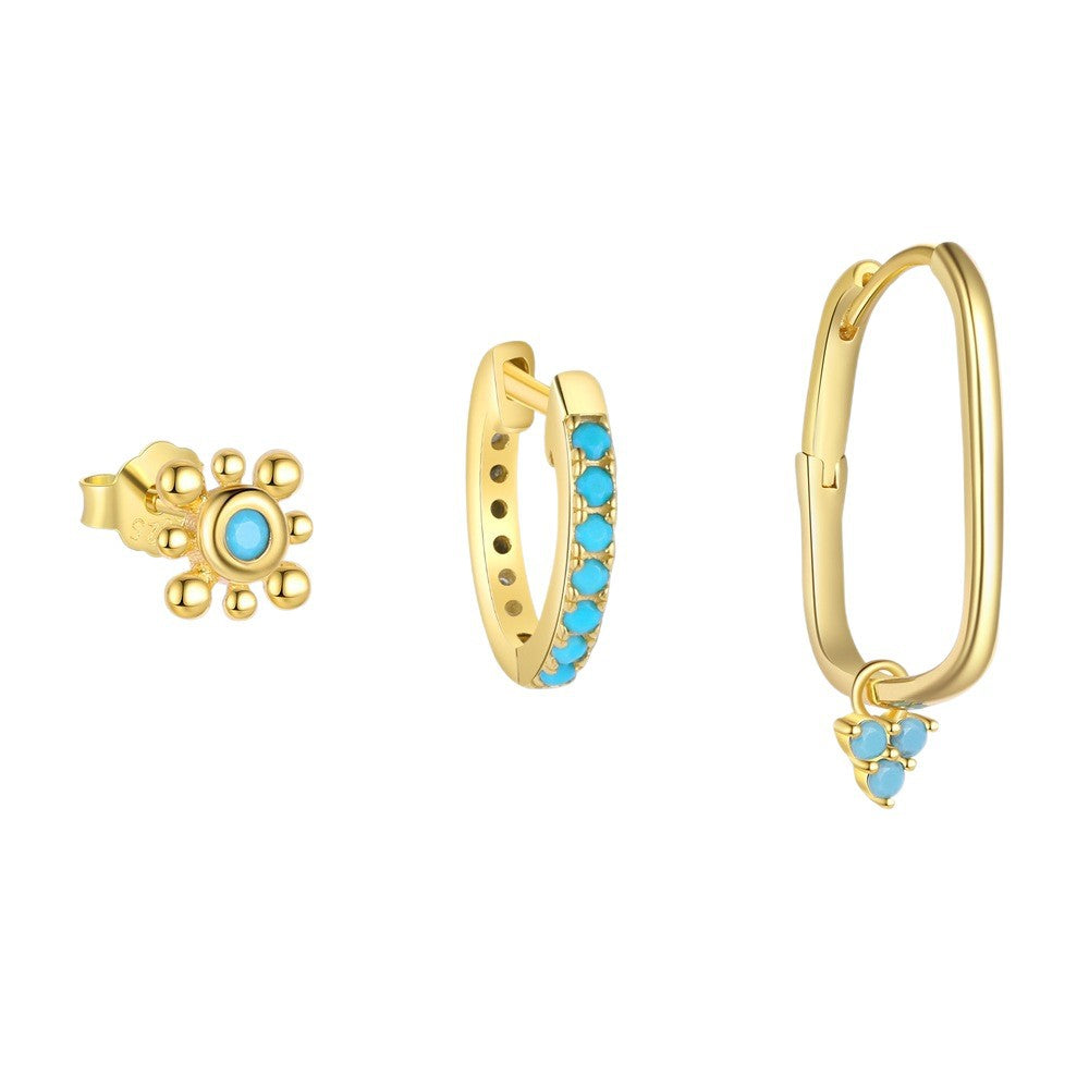 Wholesale Turquoise Hoop Earrings