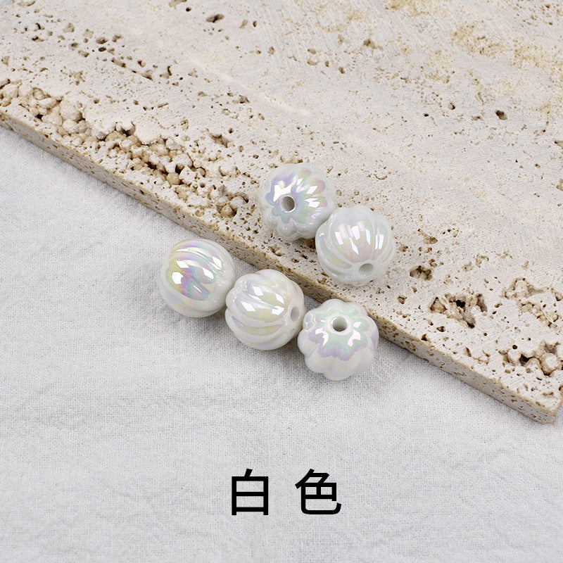 Wholesale 10PCS Acrylic Plastic Solid Color Mape Beads