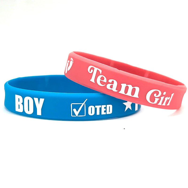 Wholesale 100PCS Boys Girls Party Silicone Bracelet